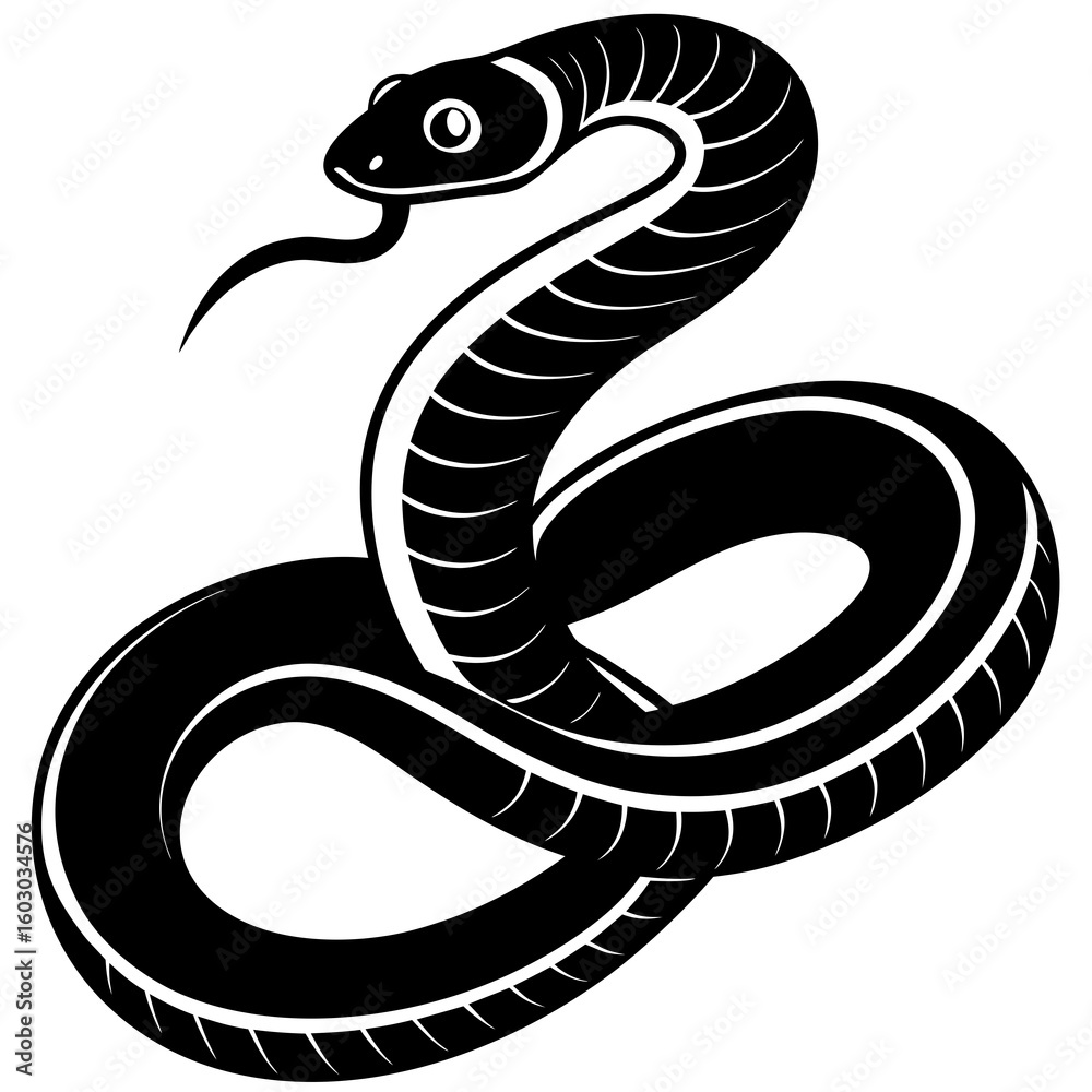 Fototapeta premium snake vector illustration
