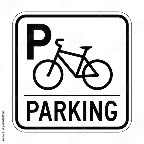 Bicycle Parking Sign: Official Road Signage for Bike Accommodation

