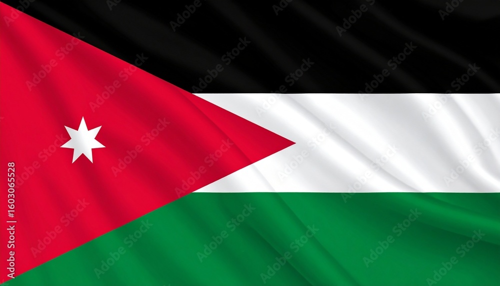 flag of Jordan flag of Jordan