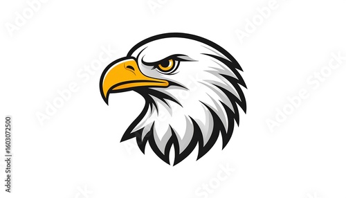 Eagle head graphic design