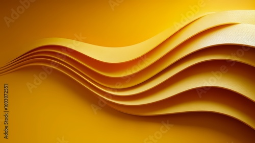 Yellow wave with a yellow background