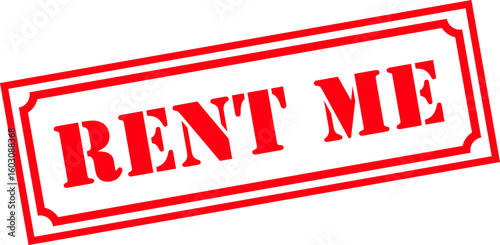 Grunge stamp rent me