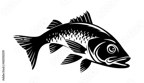 zebra danio fish icon, zebra danio fish vector illustration-simple illustration of zebra danio fish