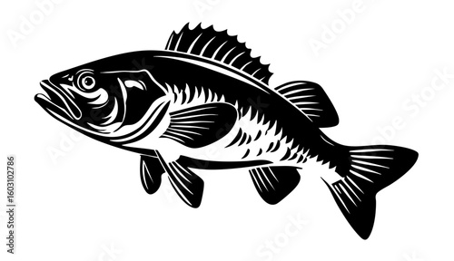 zebra danio fish icon, zebra danio fish vector illustration-simple illustration of zebra danio fish