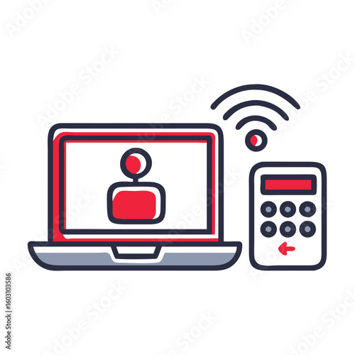Remote Work Icon