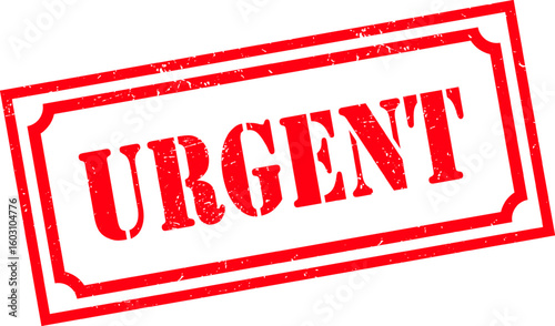 Grunge stamp urgent