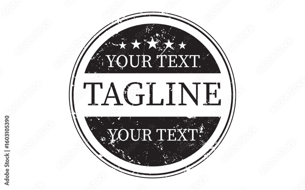 Obraz premium Vintage grunge stamp, Editable vector illustration