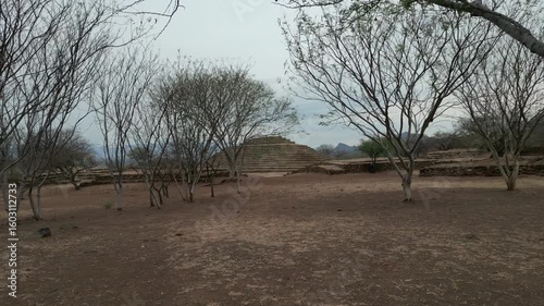 Guachimontontes is an archaeological site in Jalisco, Mexico. This pre-Hispanic site dates back to 300 AD and consists of peculiar circular pyramids. This site is part of UNESCO's World Heritage