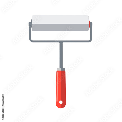 Flat Design Paint Roller