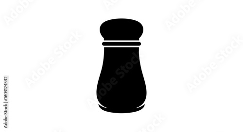 A simple salt shaker silhouette.