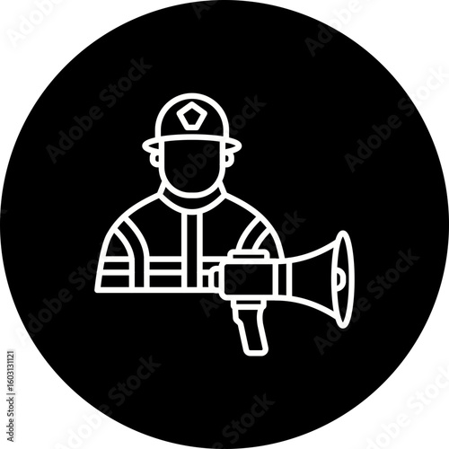 Emergency announcement Icon