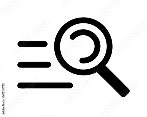 Search Icon with List
