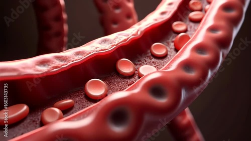 blood vessels, vascular health, vessel anatomy. Vessel health. Capillaries constrict under low pressure. Vein elasticity enhances oxygen delivery. Cardiovascular efficiency supports organ function.