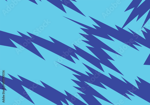Minimalist colorful background with gradient jagged zigzag pattern 