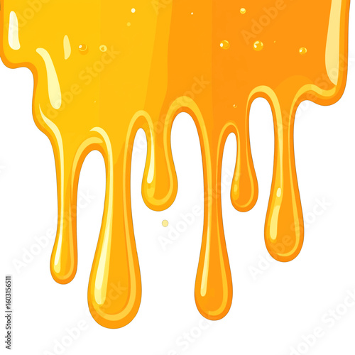 Dripping Honey Drops Background