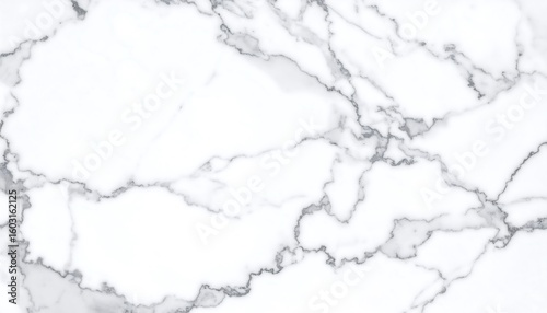 Elegant white marble texture with subtle gray veins for sophisticated designs