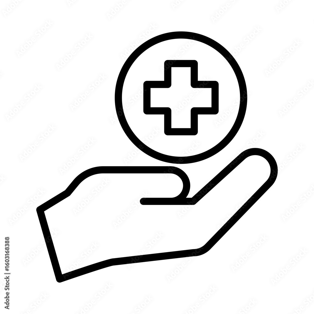 Obraz premium Medical Services Icons pack 