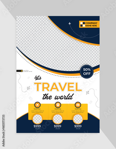 Creative brochure flyer design template, poster business leaflets presentation pamphlet annual, a4 print layou