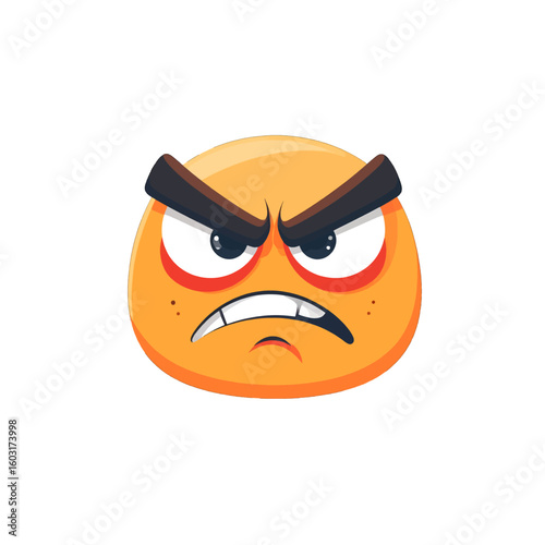 Angry Cartoon Face Emoji