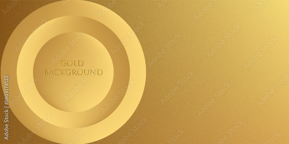 Obraz premium Gold foil leaf texture, glass effect background vector illustration.