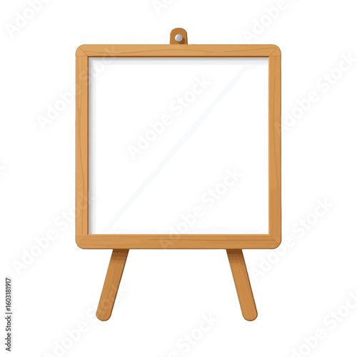 Blank Wooden Easel Display