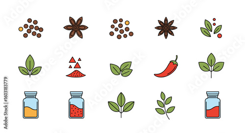 A Collection of Flavorful Herbs Spices and Seasonings for Culinary Creations