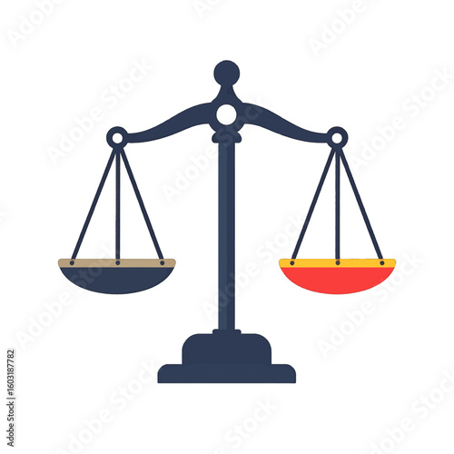 Simple Justice Scales Illustration