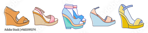 Trendy Wedge Heels and Platform Sandals – Fashion Footwear Icons