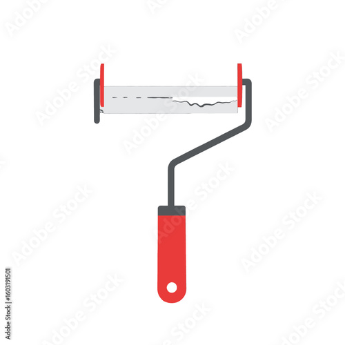 Simple Paint Roller Illustration