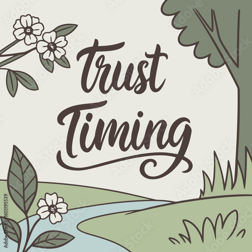 Trusting in God s Timing Inspirational Quote