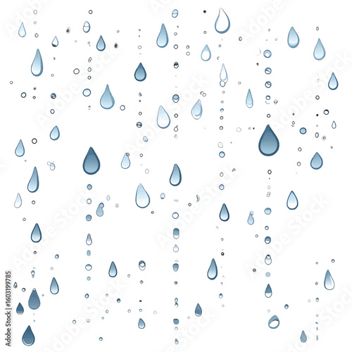 Abstract Rain Drops Pattern Background