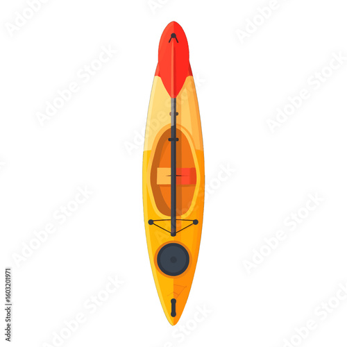 Colorful Kayak Illustration