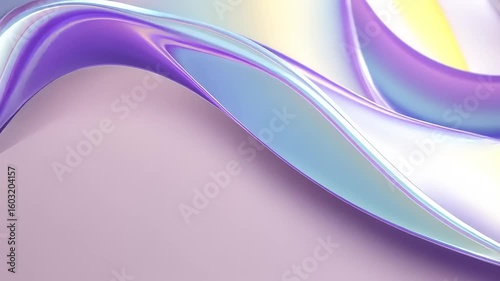 Liquid iridescent abstract pattern
