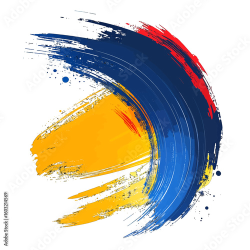 Abstract Paint Splash Design