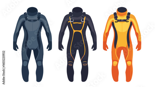 Professional Diving Wetsuit for Short Snorkeling and Scuba Activities