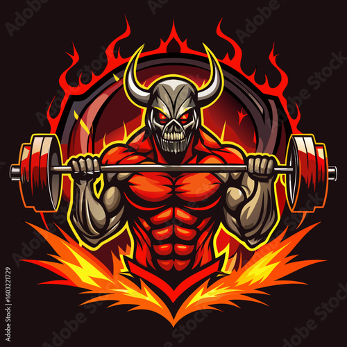 set of gym or fitness logo sport line vintage vector illustration template icon graphic design. bundle collection of various body building sign or symbol for training center concept typography