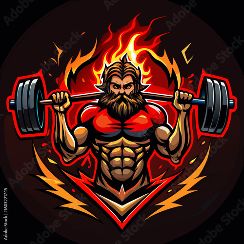 set of gym or fitness logo sport line vintage vector illustration template icon graphic design. bundle collection of various body building sign or symbol for training center concept typography