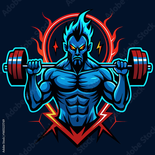 set of gym or fitness logo sport line vintage vector illustration template icon graphic design. bundle collection of various body building sign or symbol for training center concept typography