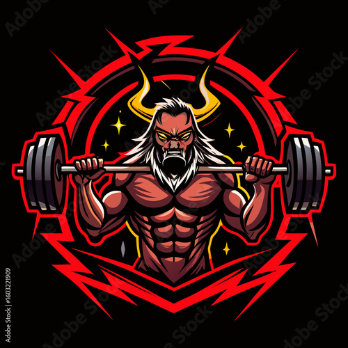 set of gym or fitness logo sport line vintage vector illustration template icon graphic design. bundle collection of various body building sign or symbol for training center concept typography