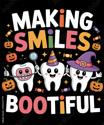 Making Smiles Bootiful Funny Ghost Dentist Halloween Dental