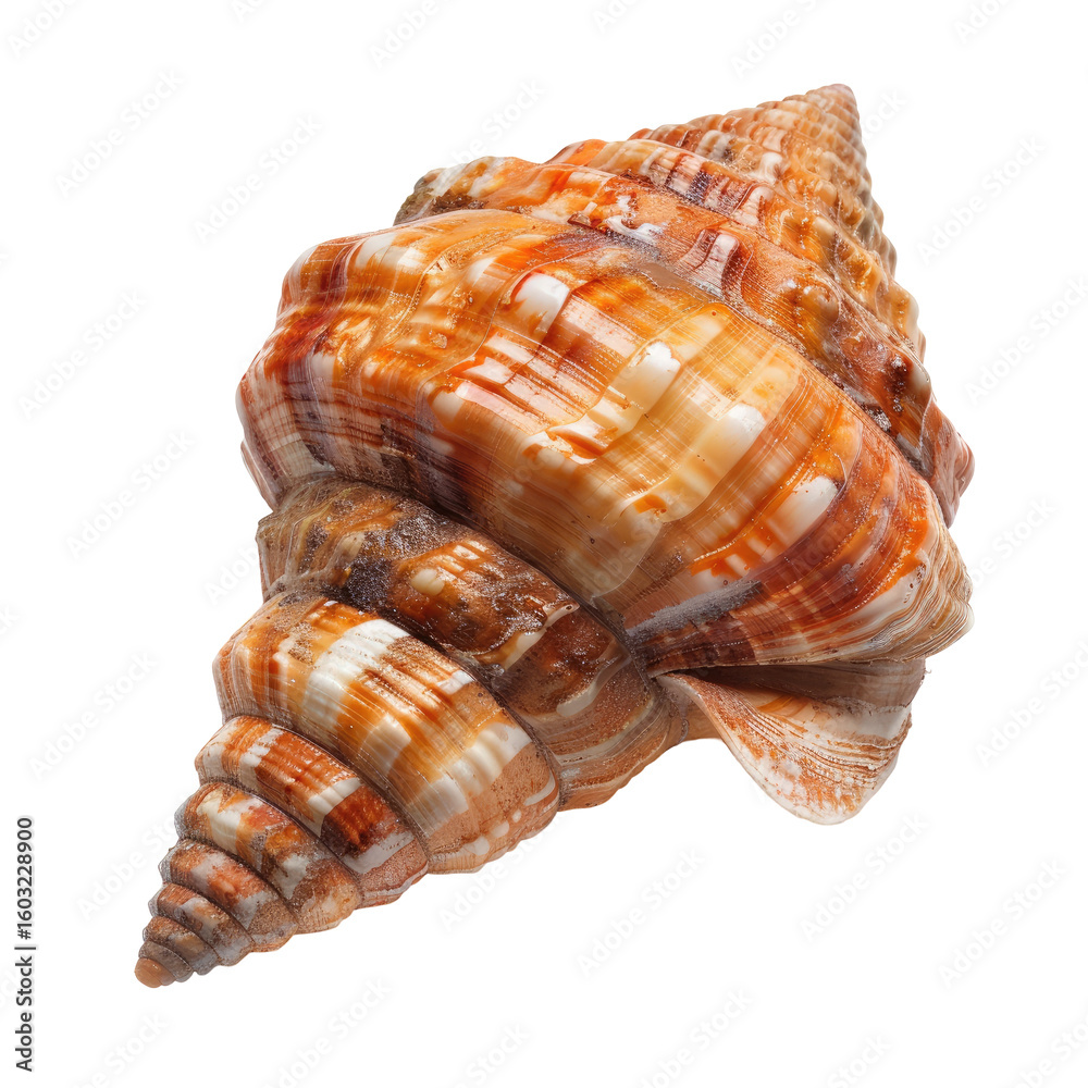 Obraz premium Close-up seashell, intricate patterns