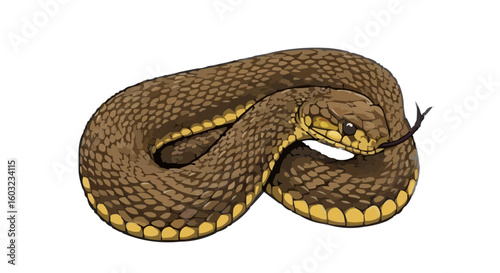 close up of a python