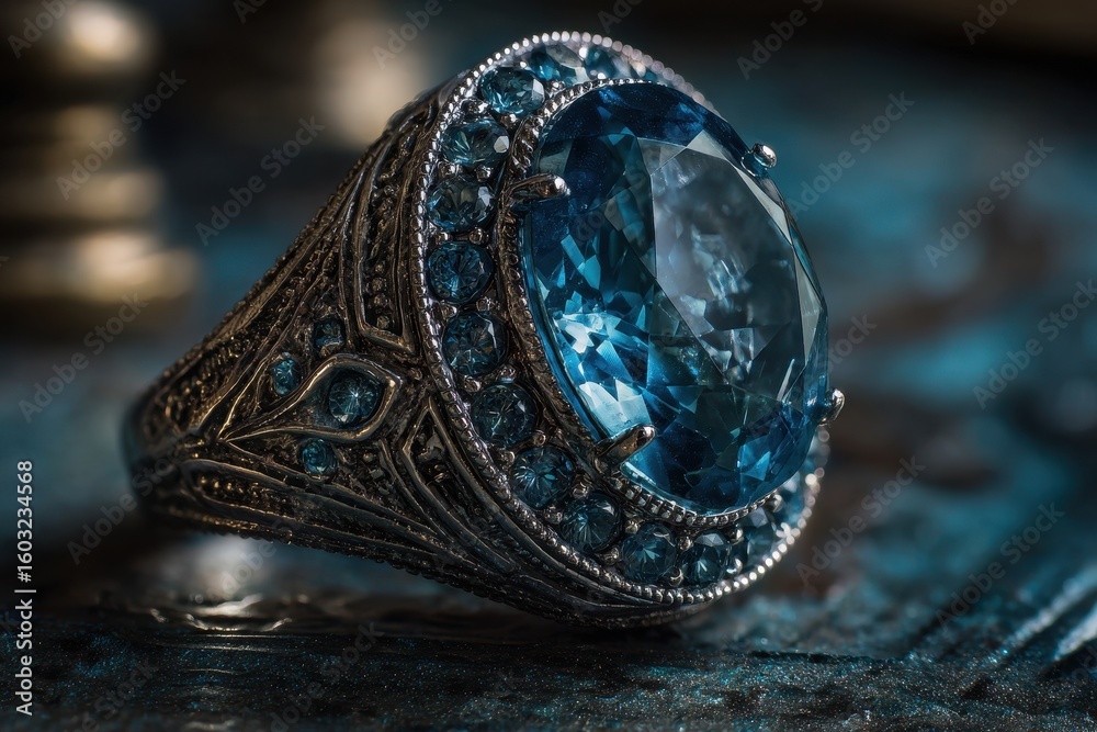 Fototapeta premium Jewelry Close ups Stunning Still Life Shots