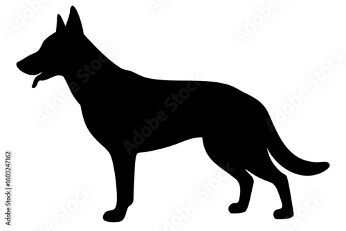 German Shepherd Dog Silhouette animal 1