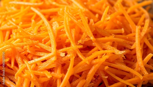Close-up of shredded carrots (1)