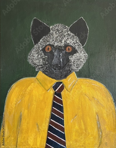 Fotografie Silver Fox - A self-portrait