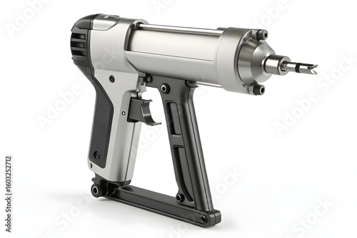 Nail gun isolated on white