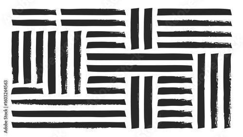 Abstract Geometric Background with Hand Drawn Brush Strokes Graphic Resource for Designers and Creatives Perfectly Suitable for Wallpaper or Fabric Prints