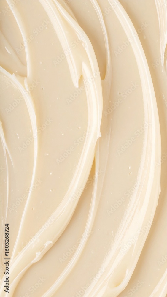 Creamy Beige Swirls Forming a Symmetrical Surface Background with Smooth Texture Creamy Beige Swirls Forming a Symmetrical Surface Background with Smooth Texture