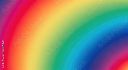 Vibrant rainbow spectrum with colorful gradient in abstract background